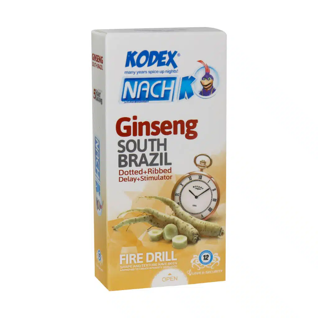 کاندوم تاخیری کدکس مدل Ginseng بسته 12 عددی - داروخانه آنلاین مثبت سبز کاندوم تاخیری کدکس مدل Ginseng بسته 12 عددی - داروخانه آنلاین مثبت سبز
