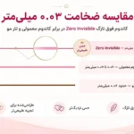 کاندوم نازک زیرو